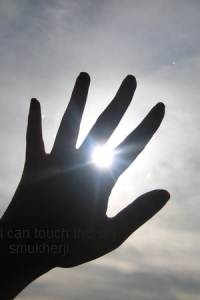 I can touch the sky